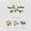 Lustre spoutnik en verre 12 lumières Nicolyn