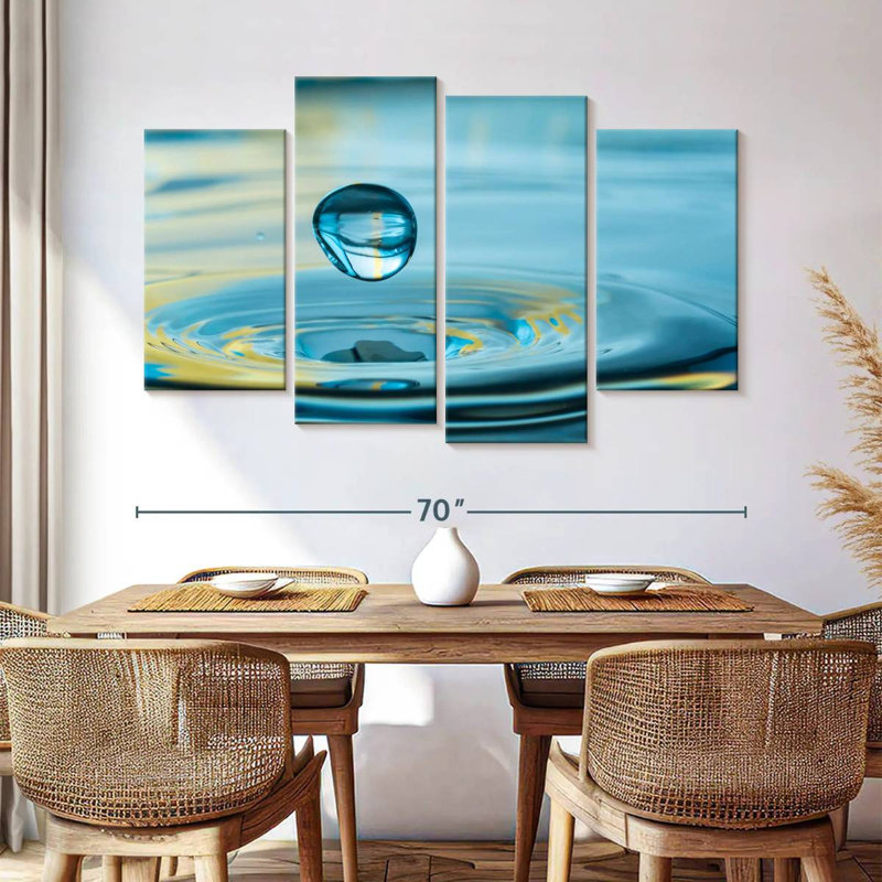 Alvord Water Droplet Splash, 42" H x 68" W