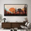 Cactus Desert Western Desert Sunset avec Cactus-94945972-111176722