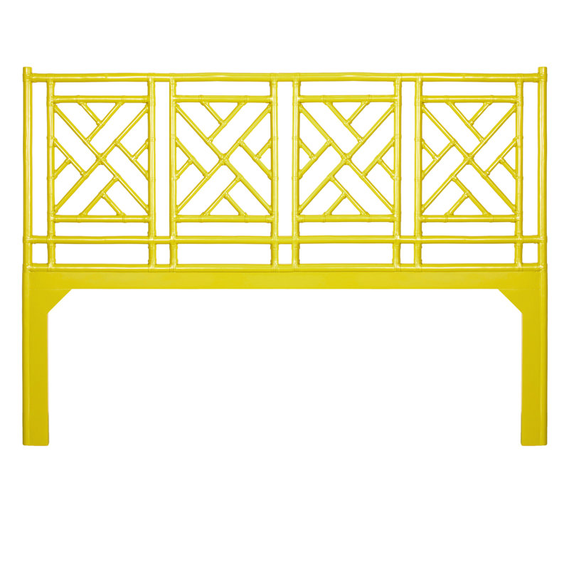 Chippendale Headboard, King, Sunflower Yellow