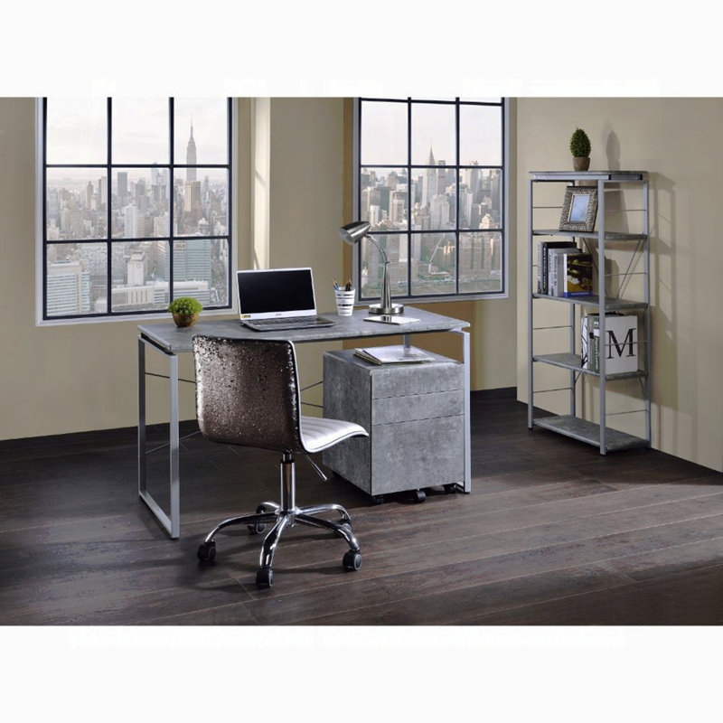 Table de bureau en métal 1pc