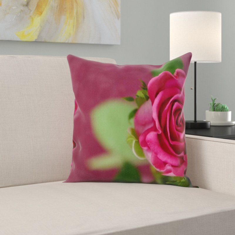 Coussin rose