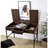Verster Oak & Black Finish Writing Desk W/USB-900600172