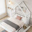 Grand lit plateforme en bois avec garde-corps et 2 tiroirs-1548329658