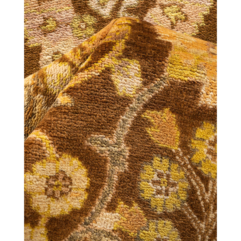 Romonda One-of-a-Kind 7' 10" X 9' 10" Hand Knotted Area Rug