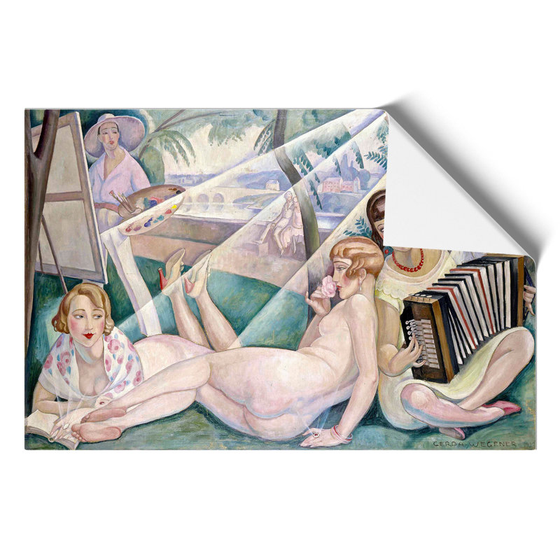 A Summers Day by Gerda Wegener - Frameless Print, 42cm H x 59cm W x 0.1cm D