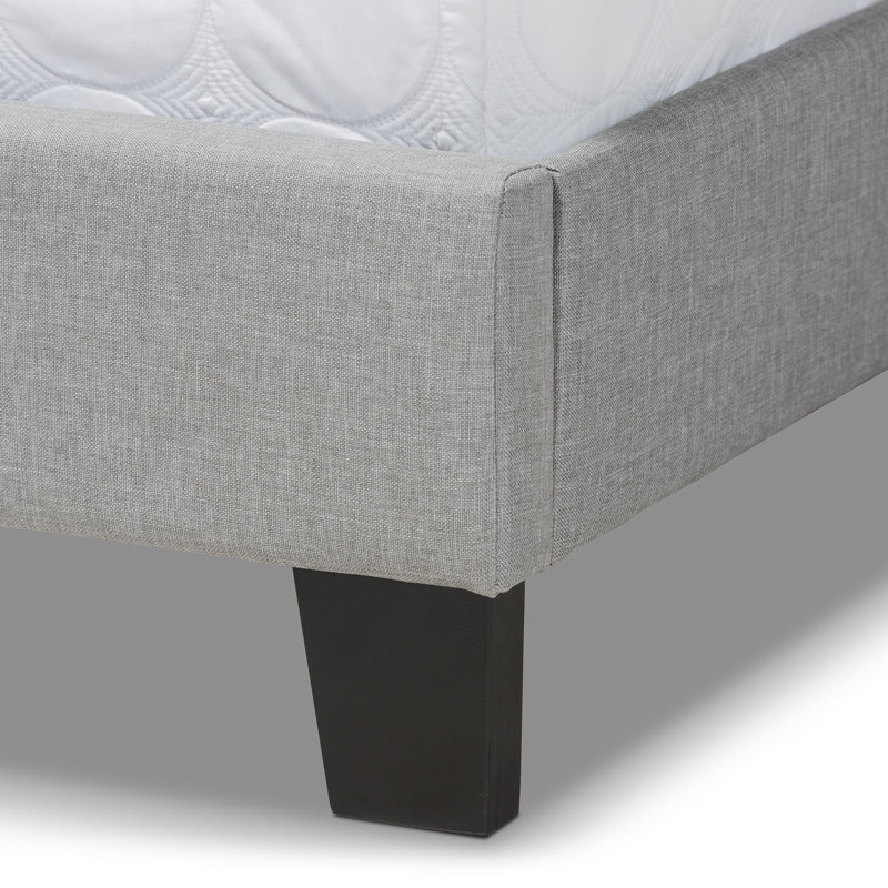 Mikeayla Upholstered Standard Bed, Full / Double, Gray