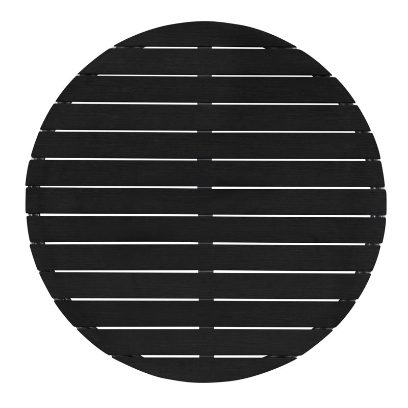 Plateau de table rond 36 po Nevada, Gris, H 1 po x l 28 po x P 28 po