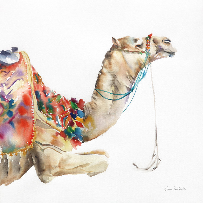 " Desert Camel I ", 12" H x 12" W x 1.25" D