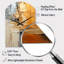 Gold Grey Gleaming Geometry XV - Arch Shape Large Abstract Collages 3D Wall Clock-104240338