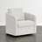 33" W Modern Upholstered Swivel Armchair-1378563913