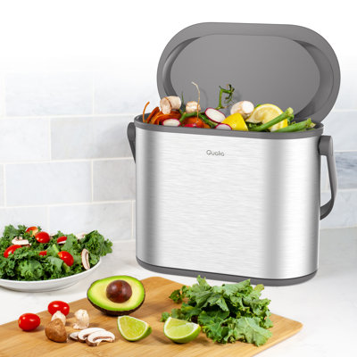 Multipurpose Stainless Steel 1 Gallon Countertop Can