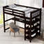 Lit mezzanine simple avec tablettes et tablette pour poste de travail-1715333172-1715333175