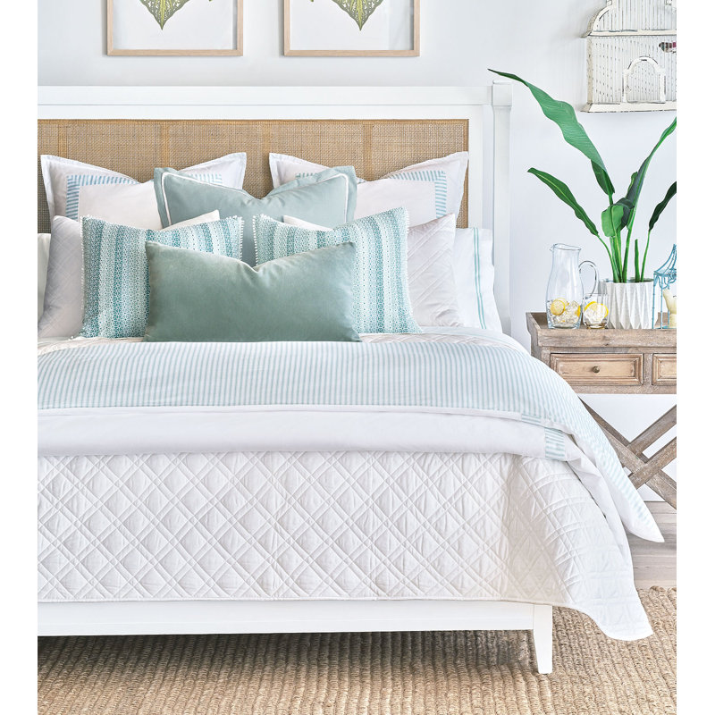 Blass Ticking Duvet Cover, Sea, King Duvet Cover
