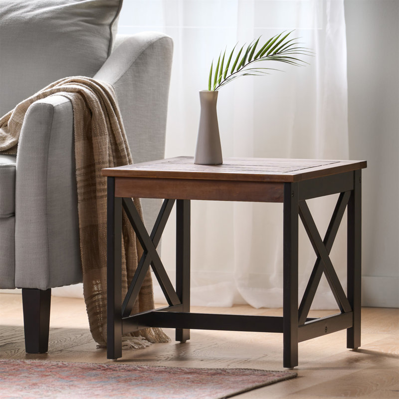 Table de bout Farmhouse, Noir