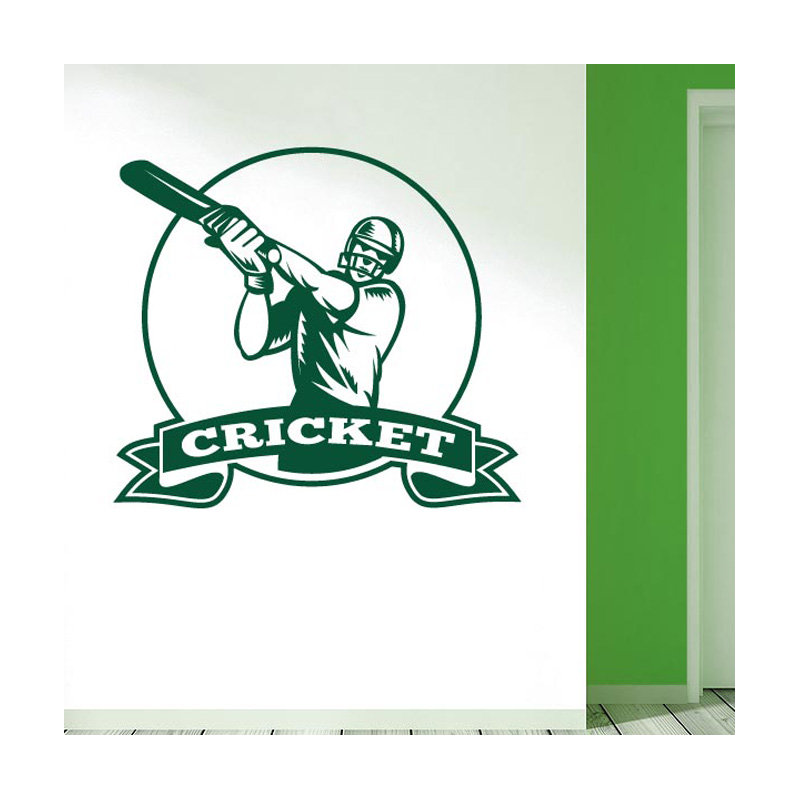 Sports Wall Decal, Dark Green, Medium