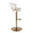 Loehr Adjustable Bar Stools with Rounded T Footrest-100480866-100480867