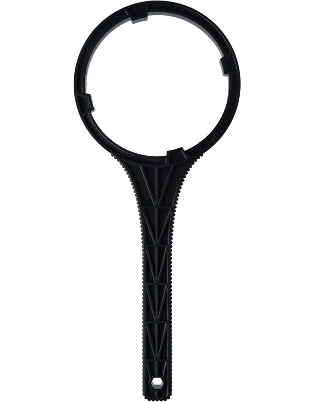 Clé de boîtier de filtre longue iSpring AWR3L pour filtres à eau de maison entière de 4,5 po - Outil à clé durable, conception à prise facile à dévisser, noir