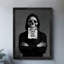 Art encadré noir, "You are What You Hide", impression sur toile-731058858