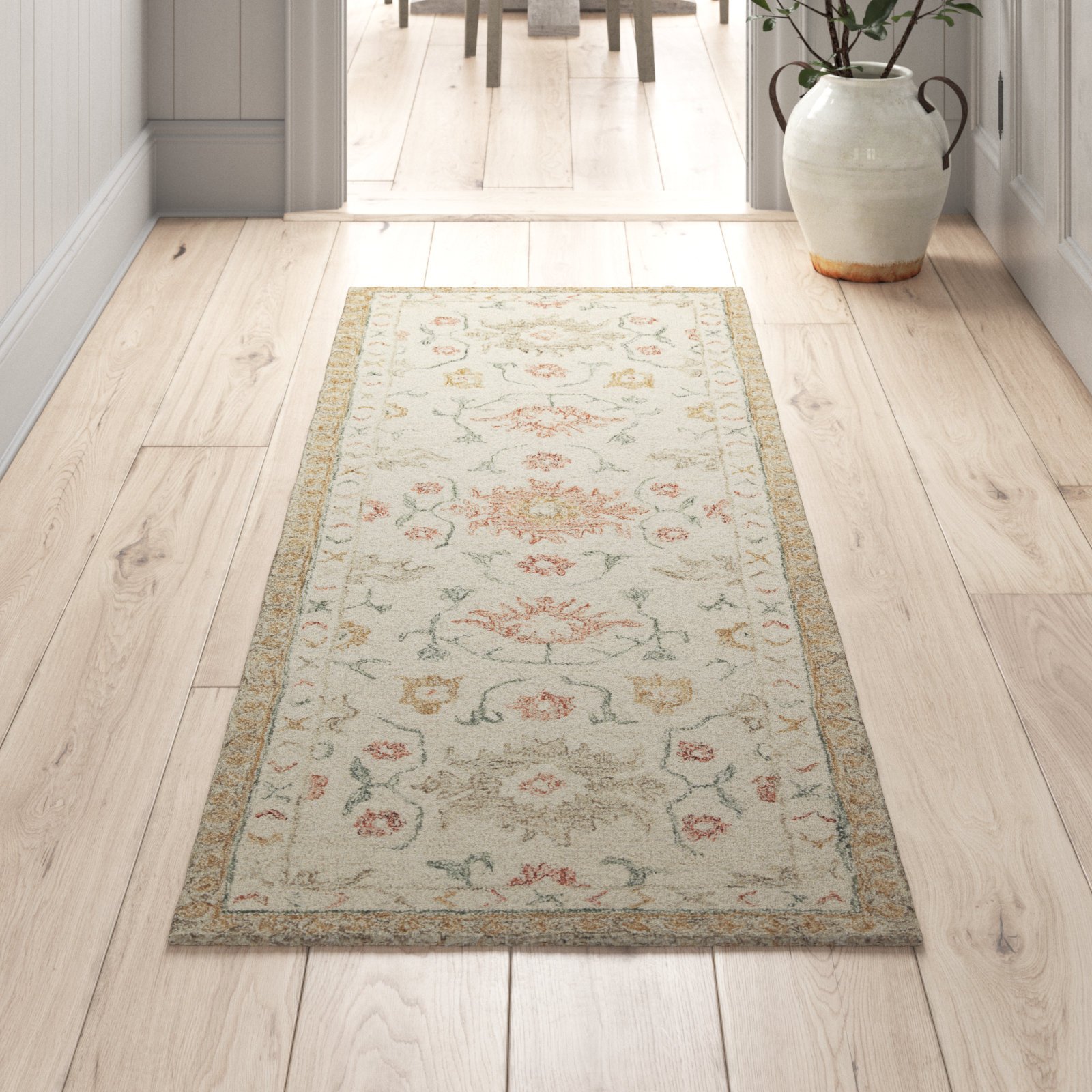 Aden Handmade Wool Rug, Rectangle 2'6" x 7'6"