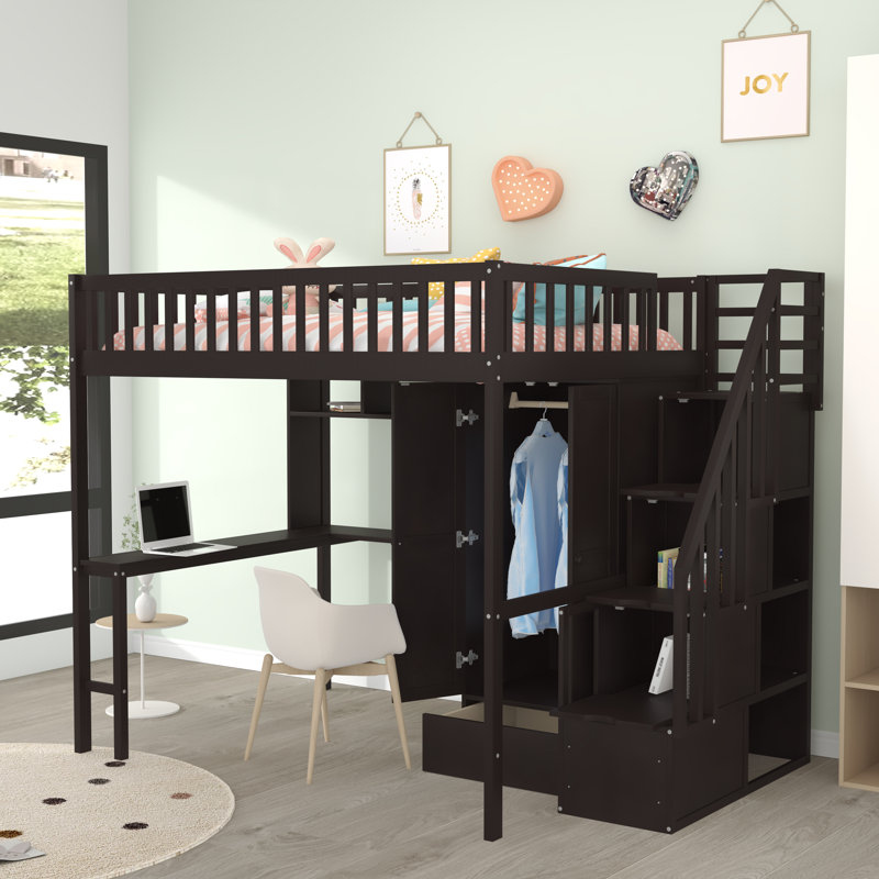 Lit mezzanine double Penington Kids, Espresso