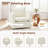 34.2" Wide Upholstered Swivel Accent Armchair-305298275