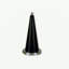 Lampe de table de 28 po en métal avec finition noire, abat-jour en lin blanc