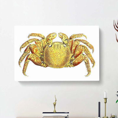 Crab by George Shaw - Wrapped Canvas