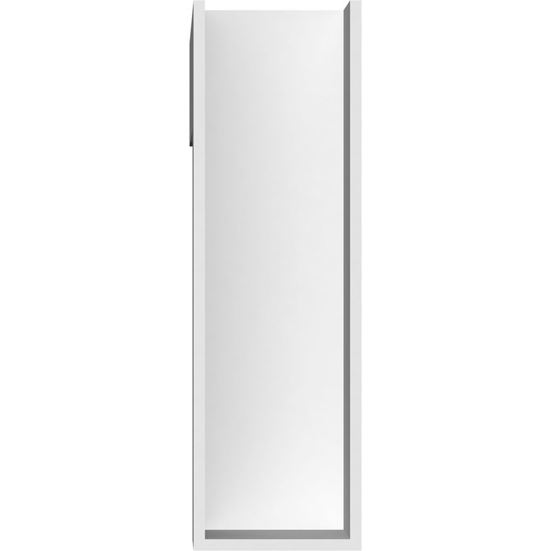 Support standard en PVC de qualité architecturale avec extrémités en bloc Thorton, H 18 po x l 5 po x P 18 po