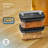GF847080 Good Food in Partnership with TOWER 4 Piece Food Storage Set, Airtight Lids, Stackable Design, 1x Large, 1x Medium, 2 x Small, Transparent