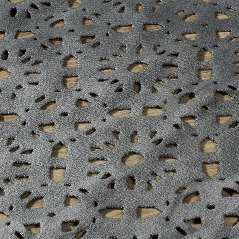 Solid Colour Table Runner, Steel, 33cm W x 140cm L