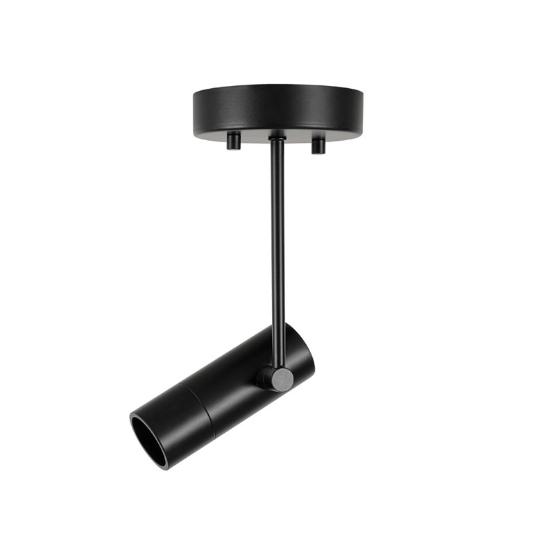 1-Light Dimmable LED Spotlight Minimalist Semi-Flush Mount Track Light