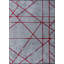 Rapture Gray/Red Abstract Luxury Area Rug-68861541