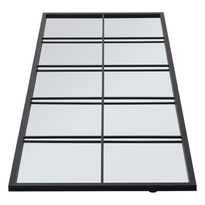 Addielynn Iron Flat Wall Mirror
