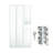 16.9'' x 31.5'' Rectangle Tempered Glass Fire Pit Accessory