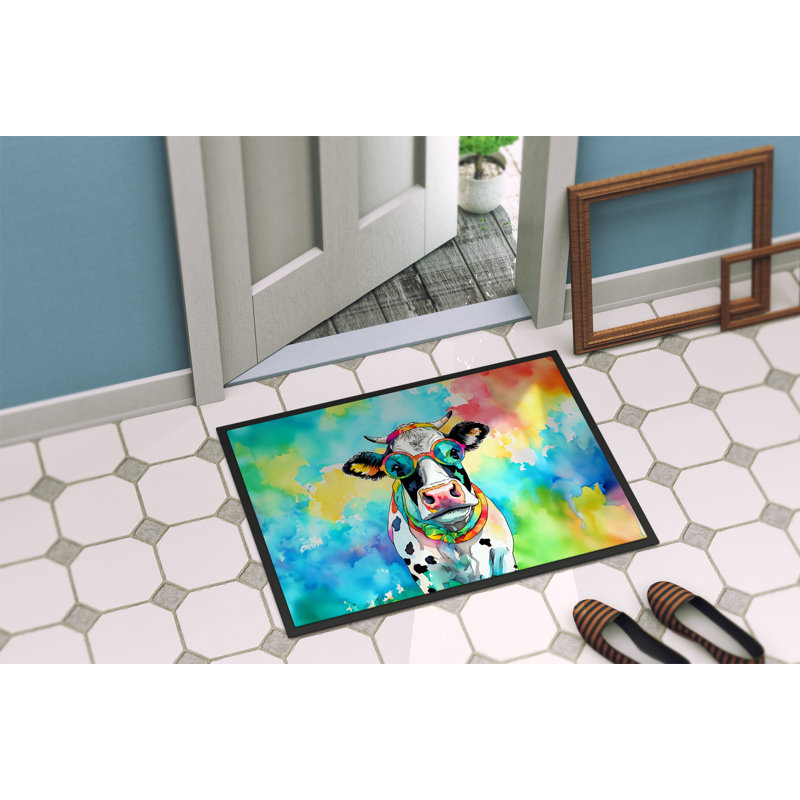 Thailen Animal Cow Doormat DAC3995, L 18 po x L 27 po