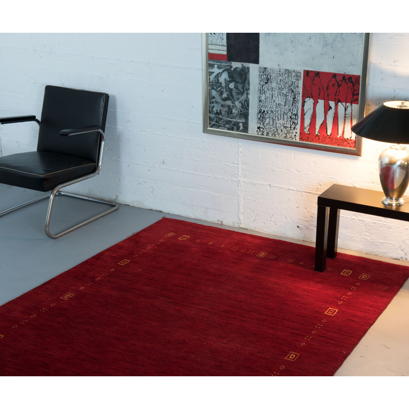 Tofino Geometric Wool Hand Woven Area Rug, Rectangle 70 x 140cm