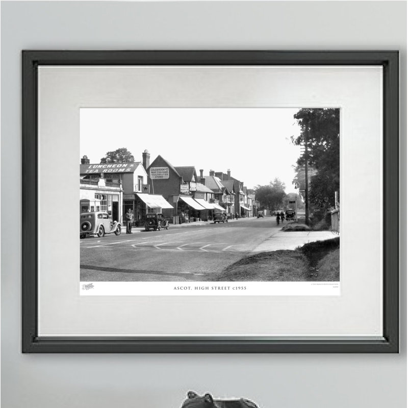 Ascot, High Street C1955 - Single Picture Frame Print, 40cm H X 50cm W x 2cm D