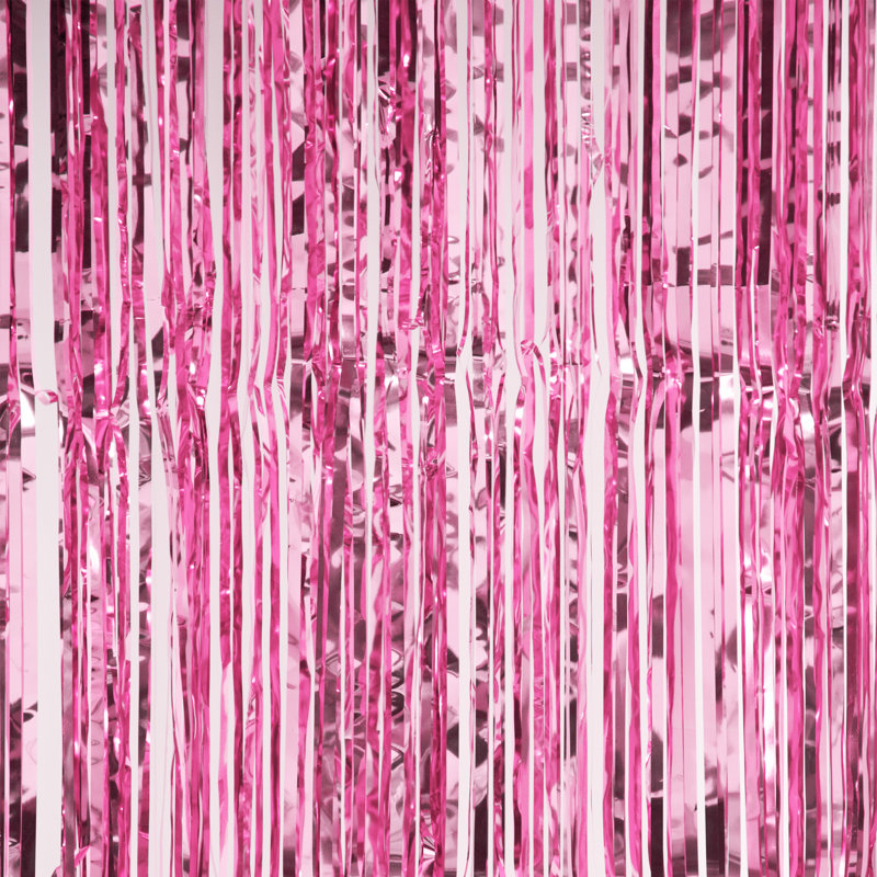 Centres de table jetables en plastique Sparkling, Rose