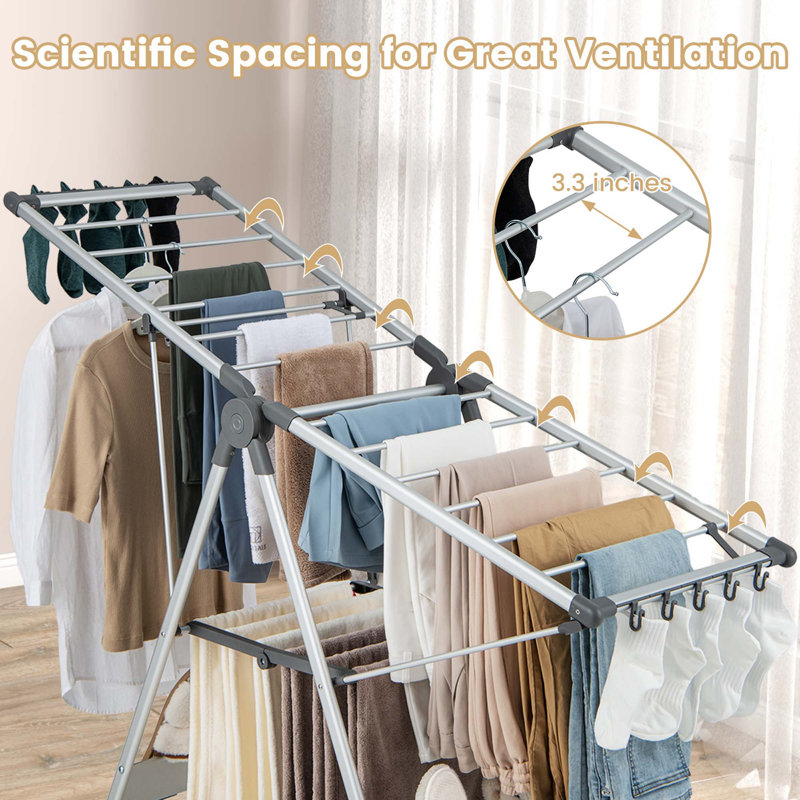 Foldable Gullwing Drying Rack