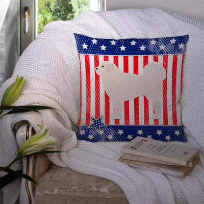 Patriotic Outdoor Throw Pillow