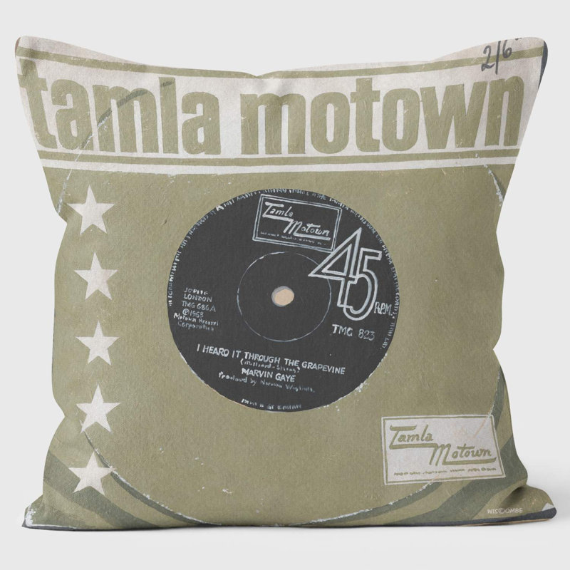 Marvin Gaye Tamla - Martin Wiscombe - Classic Singles Cushion