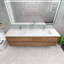 Ensemble de meuble-lavabo double mural 84 po Azden-1570280548