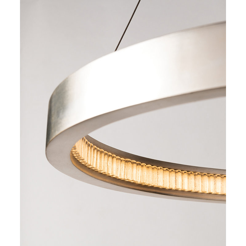 Jasmine Integrated LED Chandelier, 114" H x 44" W x 44" D, Gold Leaf