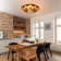 2-Light Dimmable Halogen Flush Mount