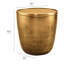 Table d'appoint en métal Viora
