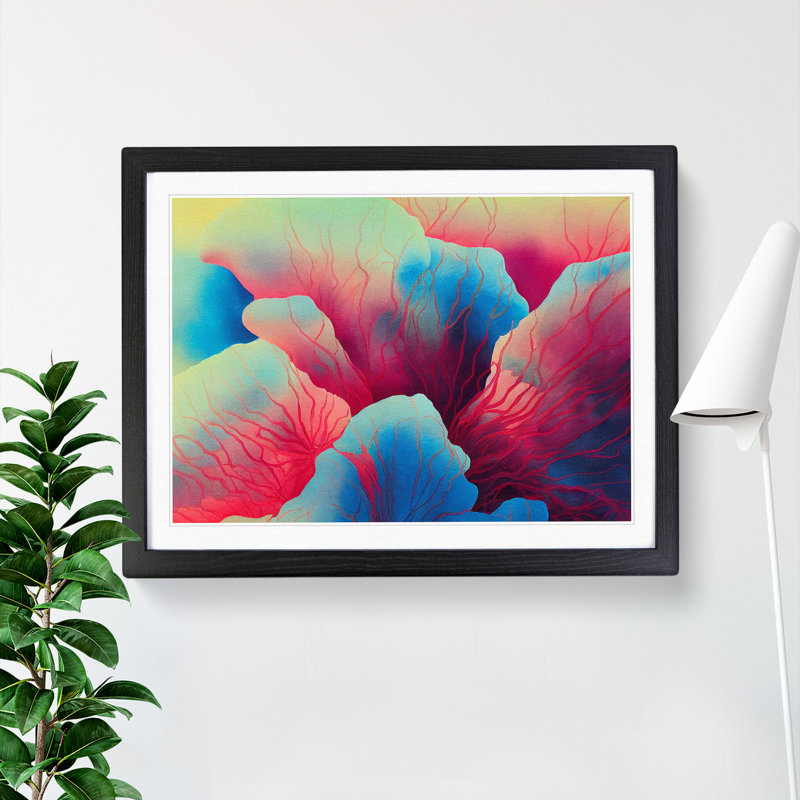 The Coral Reef Vol.3 - Single Picture Frame Print, Black, 46cm H x 64cm W