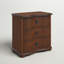Commode anglaise en bois massif à 3 tiroirs en cannelle Natalya