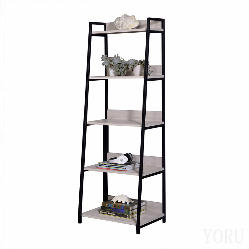 Bibliothèque naturelle et noire l 24 po