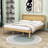 Citarelli Wood Platform Bed with Headboard-1948500528